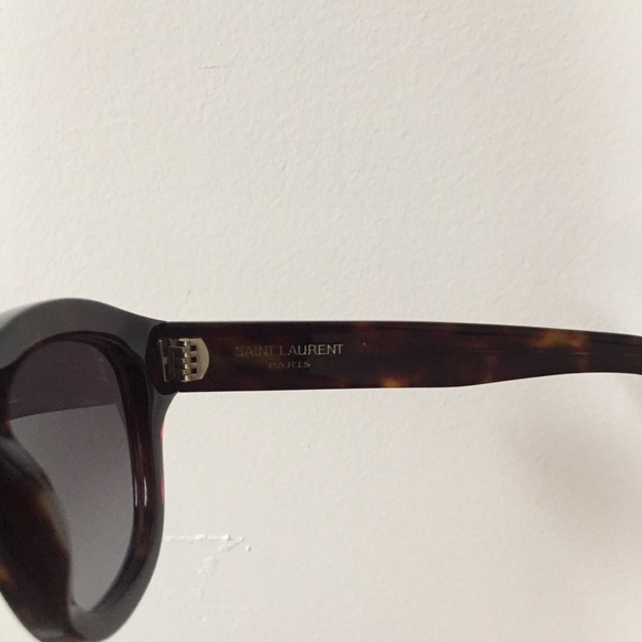 Saint Laurent round tortoiseshell sunglasses - Picture 4 of 8